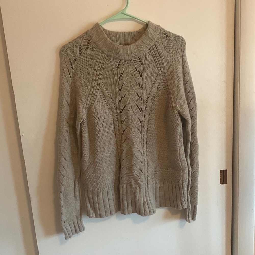 LOFT, size Medium, light brown sweater